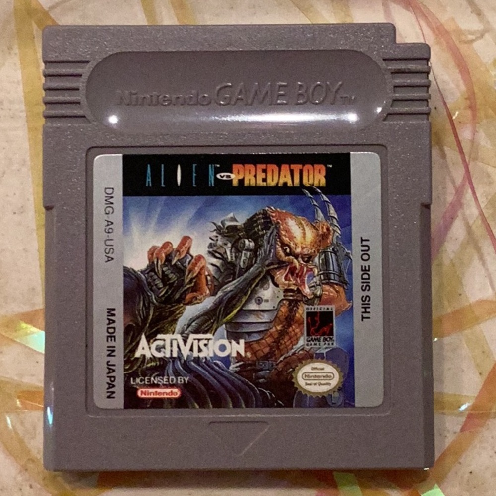 Alien Vs Predator Nintendo Game Boy Game GameBoy Authentic